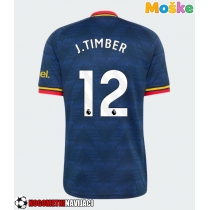 Moške Nogometnih dresov Arsenal Jurrien Timber #12 Gostujoči 2026-27 Kratki rokavi